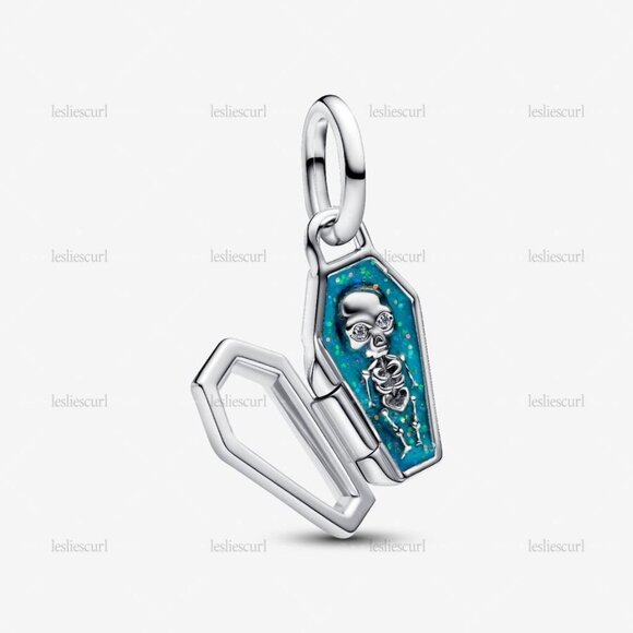 Pandora Openable Glow-in-the-dark Coffin Charm|Pendant - Picture 1 of 2